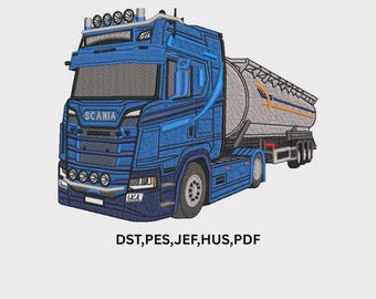 Scania Truck Embroidery File