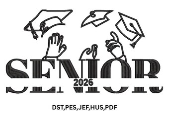 SENIOR 2026 Embroidery design