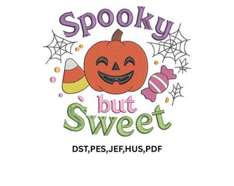 SPOOKY But Sweet Halloween Embroidery design