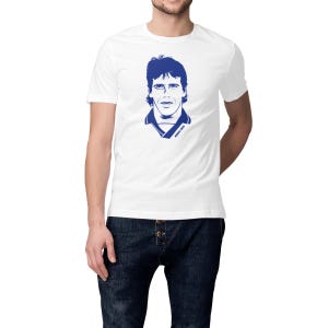 Maglietta Gianfranco Zola – Fan Art Magic Box – Leggenda del Parma – Maglietta da calcio pesante in cotone biologico – Regalo ecologico
