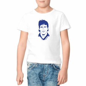 Maglietta per bambini Gianfranco Zola – Fan Art Magic Box – Leggenda del Parma – Maglietta da calcio pesante in cotone biologico – Regalo ecologico