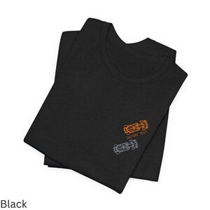 Custom F1-Inspired Unisex Shirt in Papaya | Race Car Tee l Add Name or Phrase-15 Char Max | Minimalist Design l F1 Gift l McLaren Fans image 5