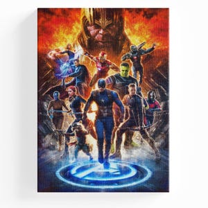 DreamGalleria Film & TV Serie Leinwand Wand Kunst | HD gedruckte und gestreckte Poster | Premium Kinetische Wanddekoration | Fertig zum Aufhängen