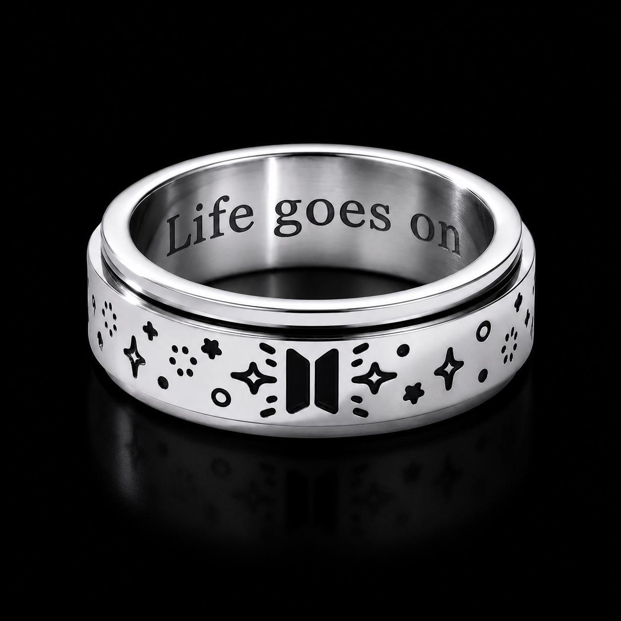 Bts Logo Ring - Etsy