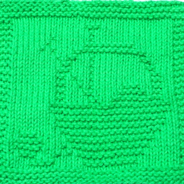 Knitting Cloth Pattern - KNITTING BASKET - PDF