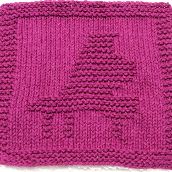 Knitting  Cloth Pattern  -  BABY GRAND PIANO -  pdf