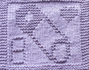 Knitting Cloth Pattern - BABY HEART PIN