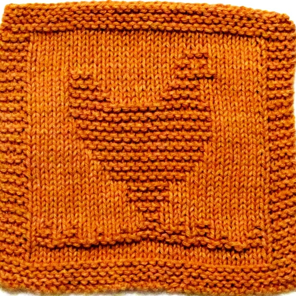 Knitting Cloth Pattern - CHICKEN - PDF