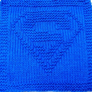 Large Knitting Cloth Pattern SUPER HERO PDF image 2