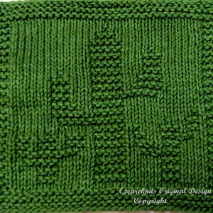 Knitting Cloth Pattern - CACTUS - PDF