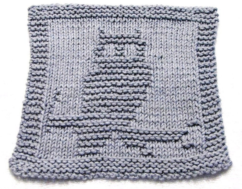 Knitting Cloth Pattern, Owl PDF image 1