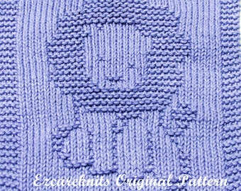 Knitting Cloth Pattern - HAPPY LION - PDF