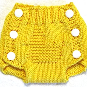RUBBER DUCK Diaper Cover Knitting Pattern PDF Small image 1