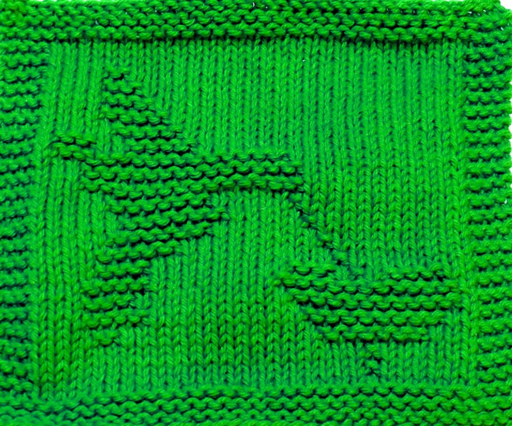 Knitting Cloth Pattern - HUMMINGBIRD and FLOWER - PDF - Etsy