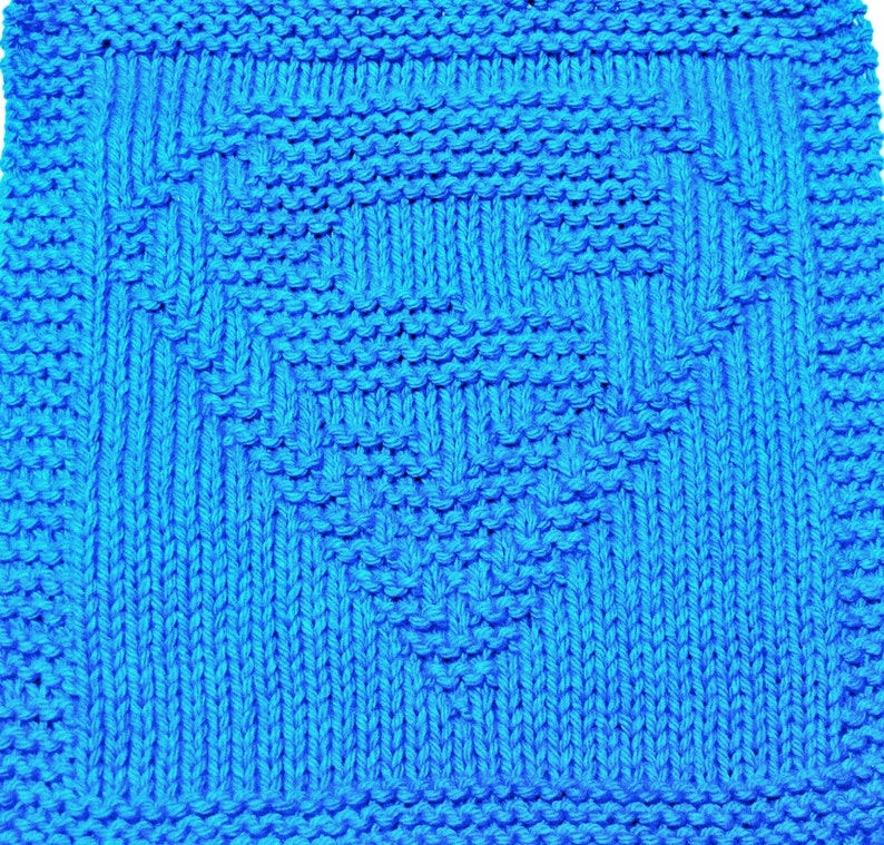Large Knitting Cloth Pattern SUPER HERO PDF image 1
