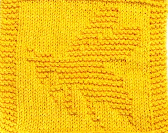 Knitting Cloth Pattern - BUBBLE BEE - PDF