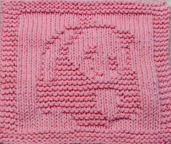 Knitting Cloth Pattern - PANDA BEAR - PDF