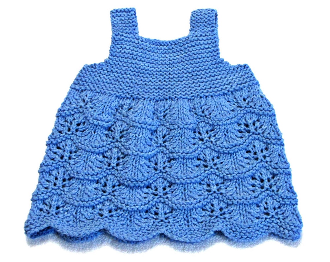 Baby Scalloped Jumper Knitting Pattern 0 to 3 Months PDF Etsy