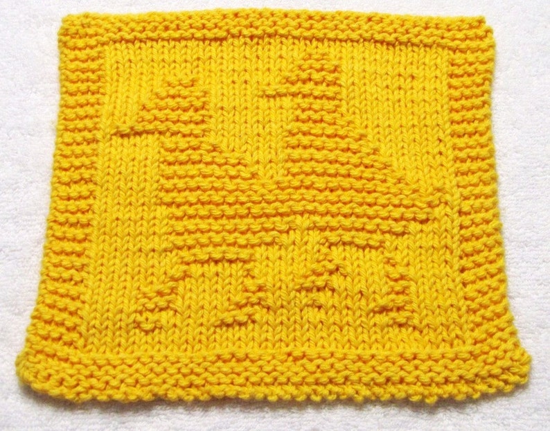 Knitting Cloth Pattern BABY DUCKS PDF Etsy
