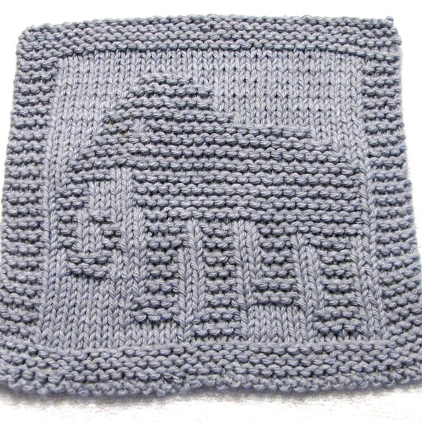 Knitting Cloth Pattern  - ELEPHANT -   PDF