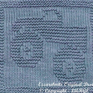 Knitting Cloth Pattern - MONSTER TRUCK  - PDF
