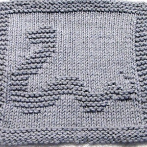 Knitting Cloth Pattern - HAPPY SNAKE  - PDF