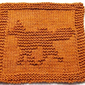 Knitting Cloth Pattern - FOX -  PDF