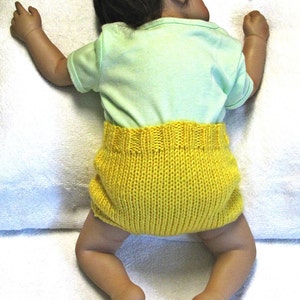 RUBBER DUCK Diaper Cover Knitting Pattern PDF Small image 3