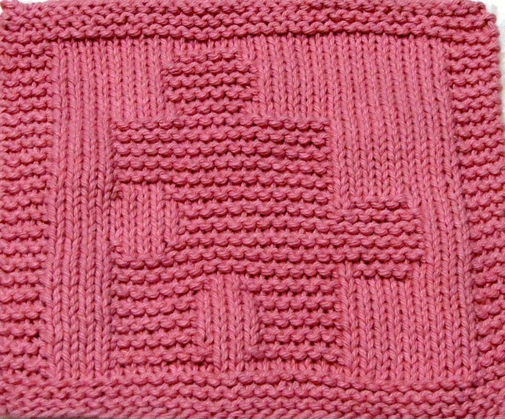 Knitting Cloth Pattern PUZZLE PIECE 2 PDF Autism Etsy