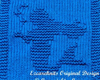 Knitting  Cloth Pattern  -  MERMAID - PDF