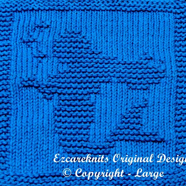 Knitting  Cloth Pattern  -  MERMAID - PDF