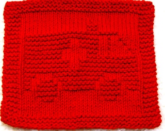 Knitting Cloth Pattern - AMBULANCE - PDF