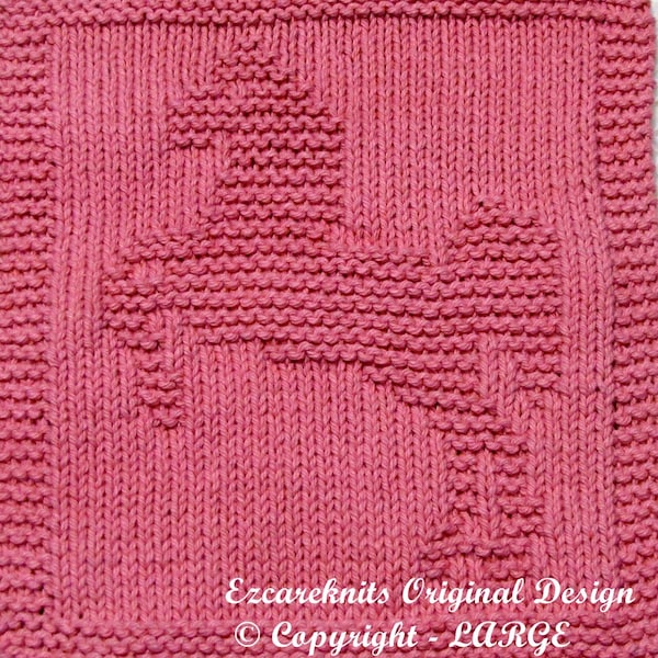 Knitting Cloth Pattern - LIPIZZANER HORSE - PDF