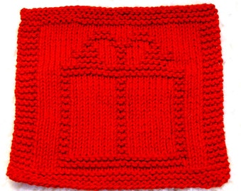 Knitting  Cloth Pattern  -  CHRISTMAS GIFT -  PDF