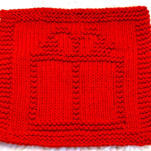 Knitting  Cloth Pattern  -  CHRISTMAS GIFT -  PDF