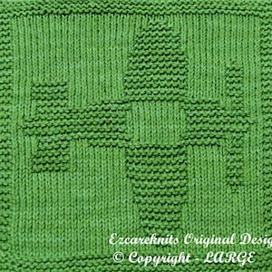 Knitting Cloth Pattern - THE PLANE - PDF