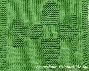 Knitting Cloth Pattern - THE PLANE - PDF