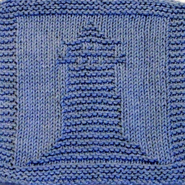 Knitting Cloth Pattern - LIGHTHOUSE - PDF