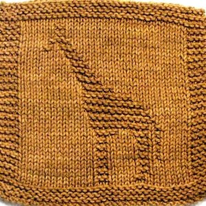 Knitting Cloth Pattern - GIRAFFE -  PDF