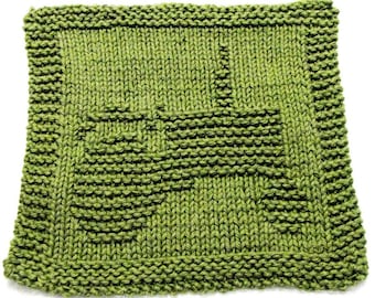 Knitting Cloth Pattern  TRACTOR -  PDF