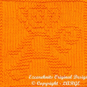 Knitting Cloth Pattern - TOY MONKEY - PDF