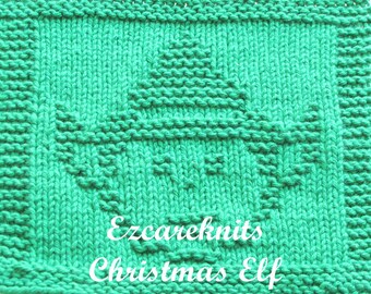 Knitting Cloth Pattern -  CHRISTMAS ELF