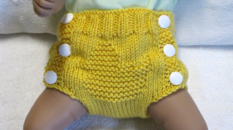 RUBBER DUCK Diaper Cover Knitting Pattern PDF Small image 4