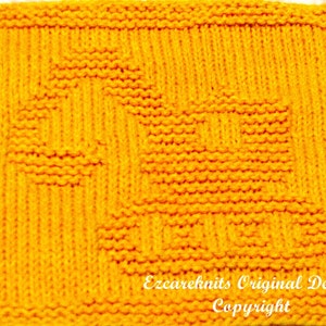 Large Knitting Cloth Pattern - TRAXCAVATOR - PDF