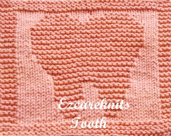 Knitting Cloth Pattern - TOOTH