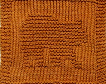 Knitting Cloth Pattern - BEAR CUB - PDF