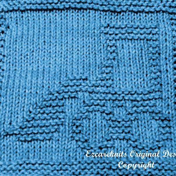 Knitting Cloth Pattern - BUCKET LOADER - PDF