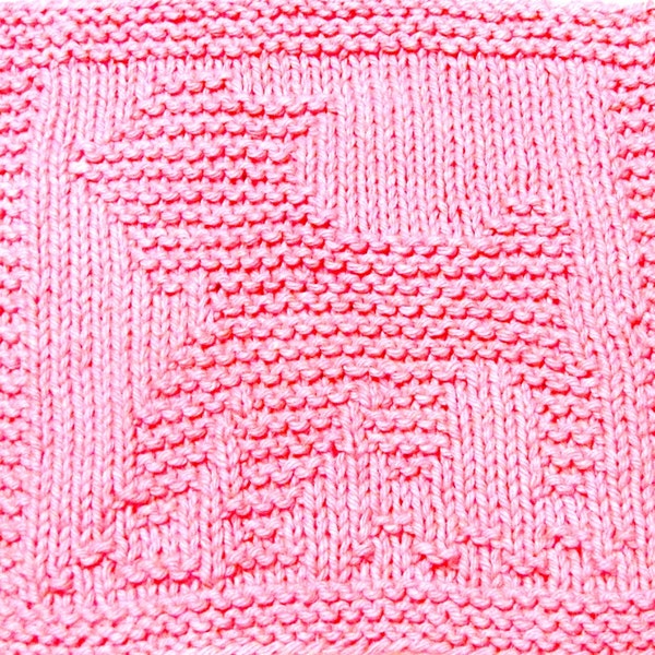 Knitting Cloth Pattern - BABY LAMB - PDF