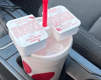 Chick-Fil-A | PACK OF 2 | Dual Sauce Dipping Tray |  FREE bonus gift | color options