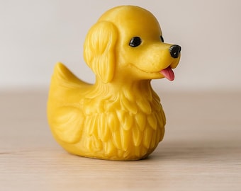 2 pack | Golden Retriever Duck | 3D Printed Car Buddy | Funny Dashboard Dog Duck Toy
